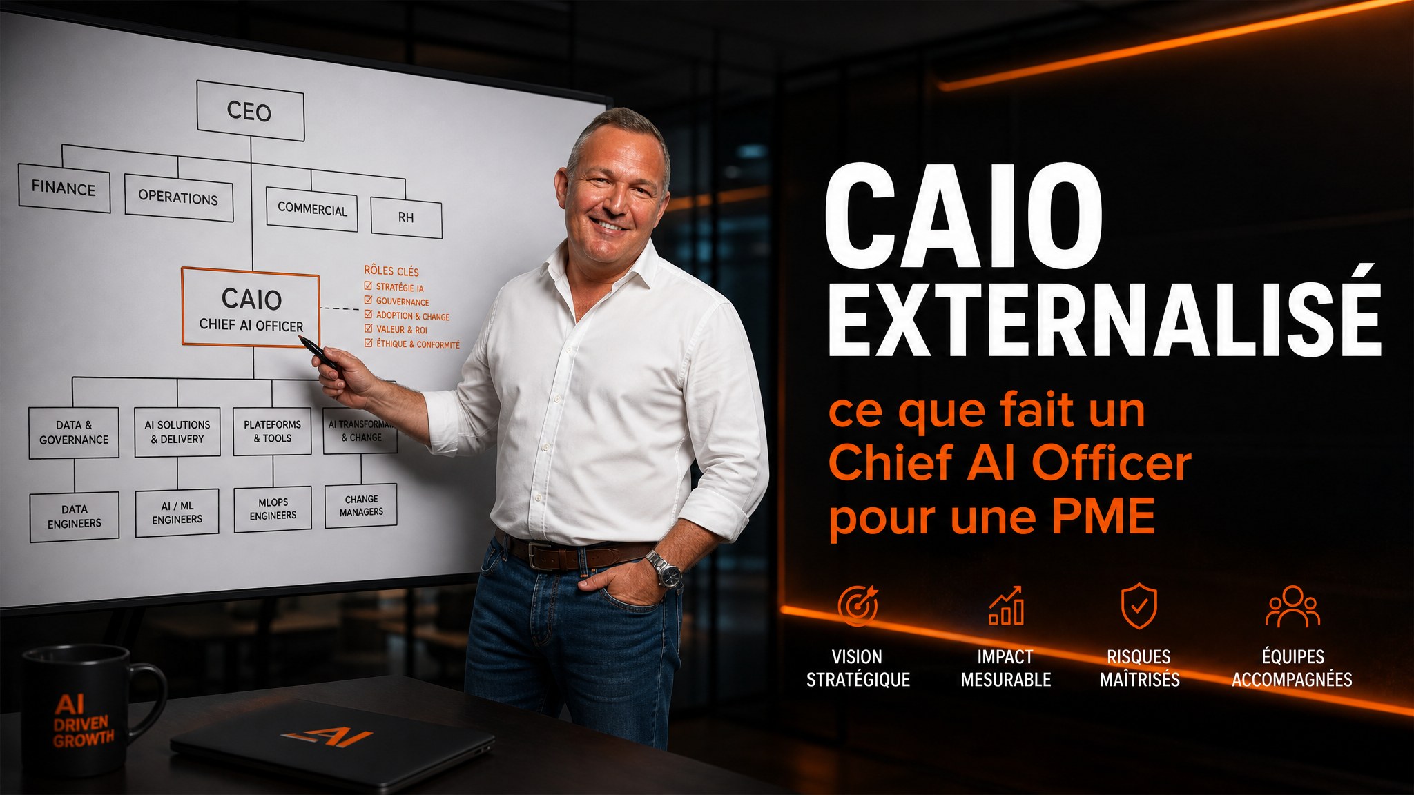 Outsourced CAIO: What a Chief AI Officer Actually Does for an SMB