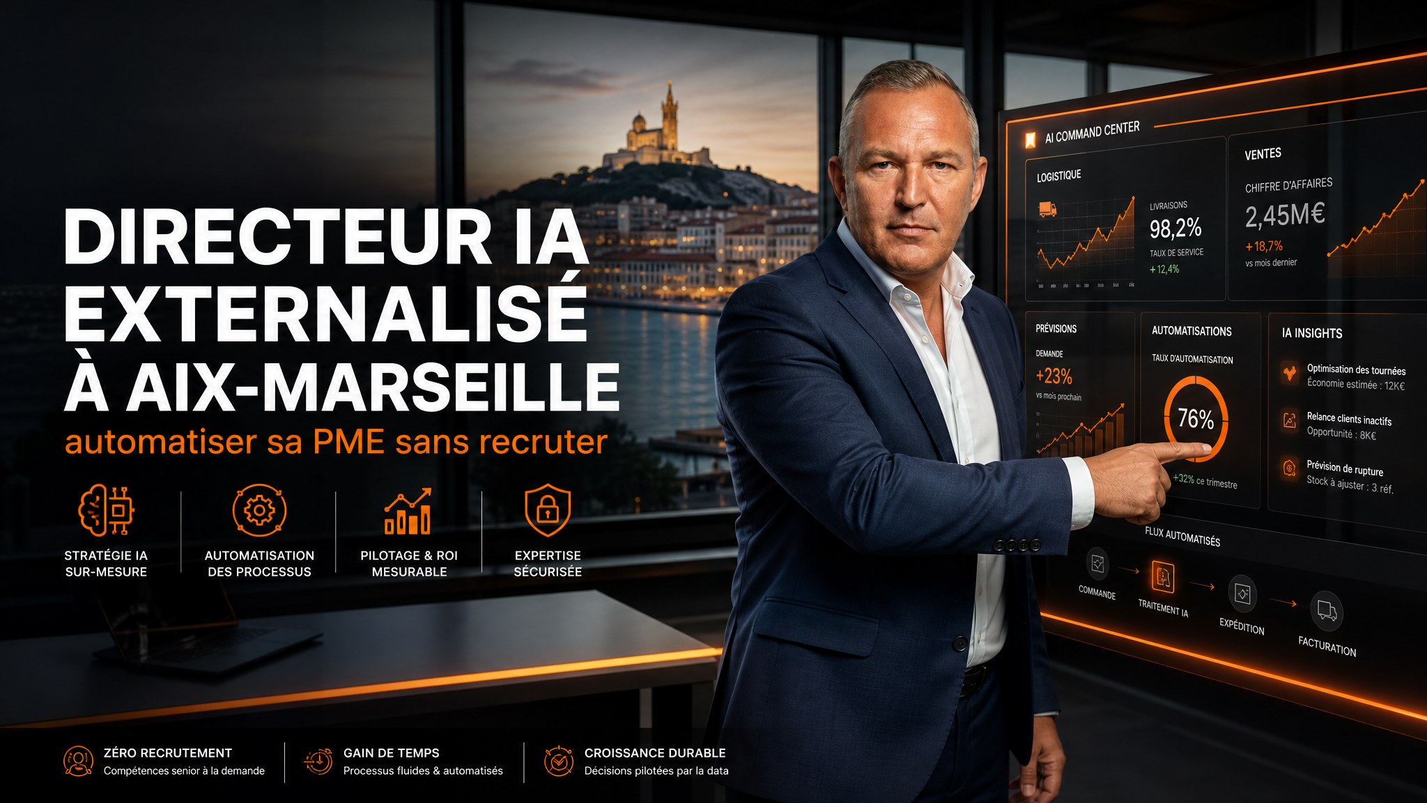 Fractional AI Director in Aix-Marseille: Automate Your SMB Without Full-Time Hiring