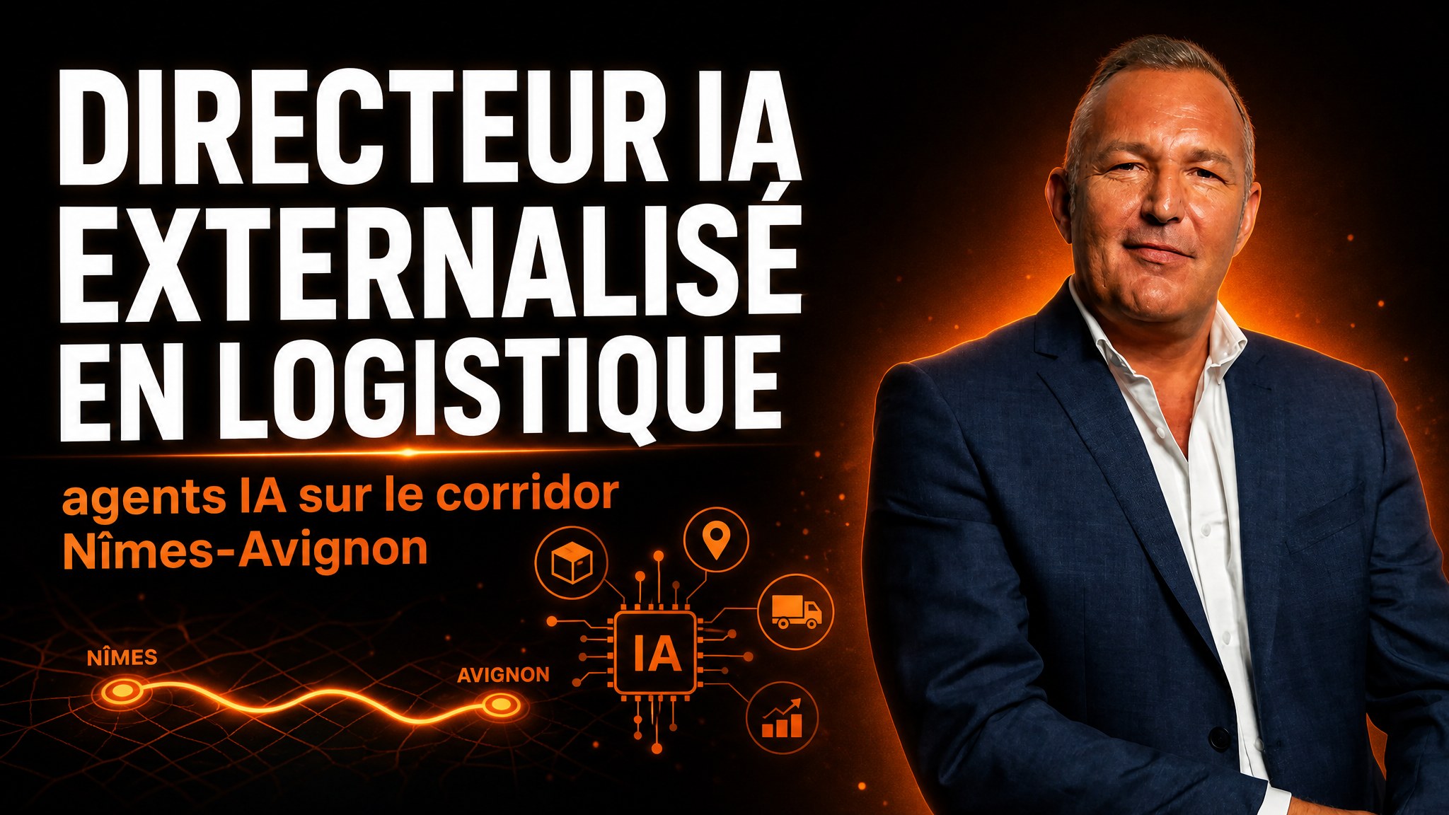Fractional AI Director for Logistics: AI Agents on the Nîmes-Avignon Corridor