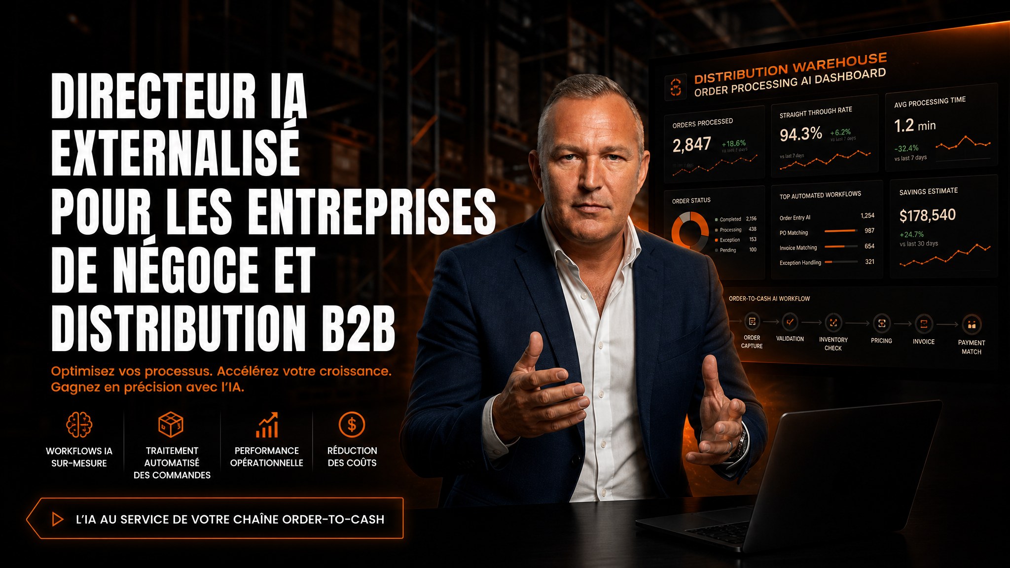 Fractional AI Director for B2B Wholesale & Distribution: Automate Orders & Sales