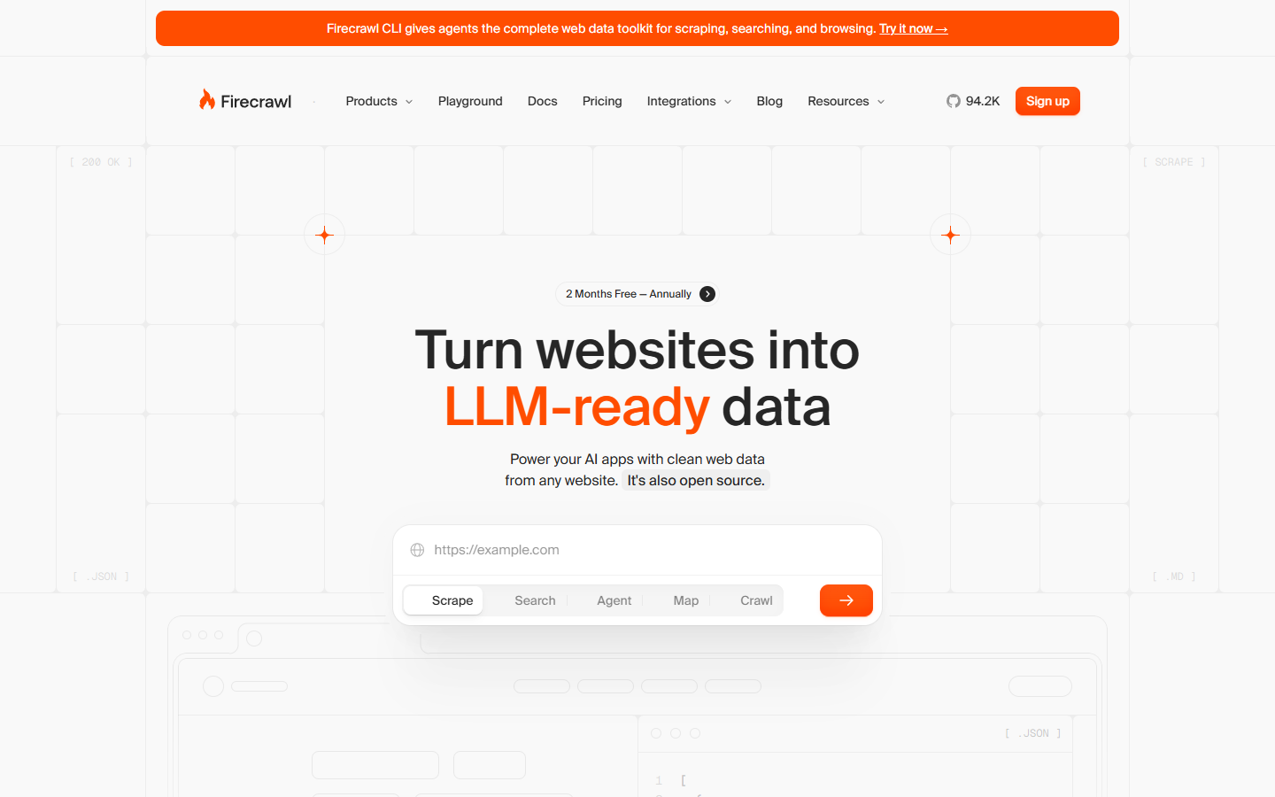 Interface MCP Firecrawl pour workflows agents
