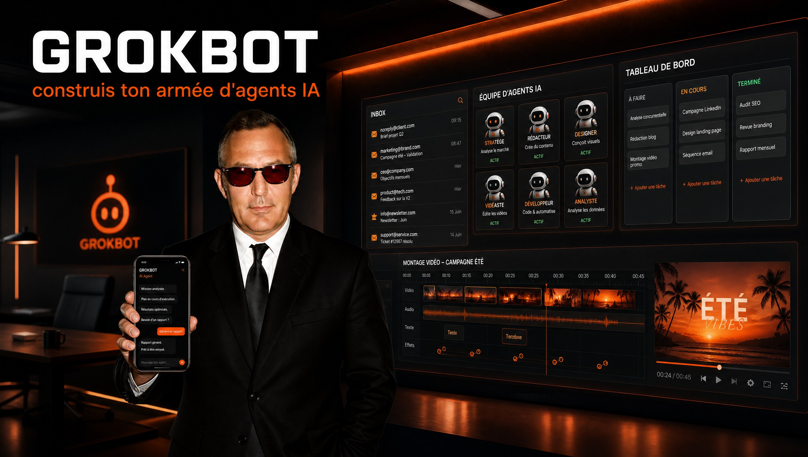 Grokbot: Build your AI agent army
